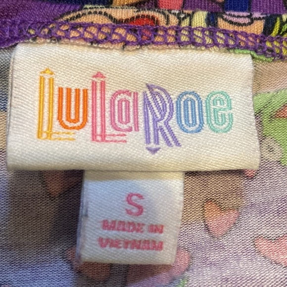 Lularoe Kermit and miss piggy high low blouse size S - Picture 6 of 6